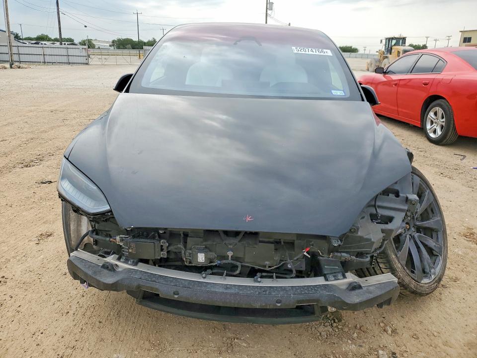 2023 Tesla Model x VIN 7SAXCBE52PF423179 COPART salvage auction — FRONT END, TX - CERTIFICATE OF TITLE, sold $17,300 on 2026-07-30 (photo 5)