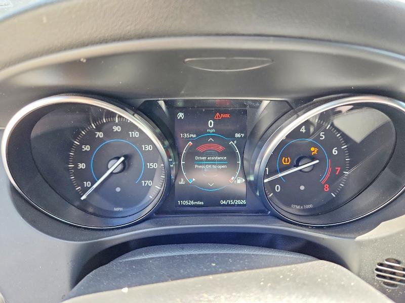 2019 Jaguar F-pace VIN SADCJ2FX8KA355686 COPART salvage auction — FRONT END, Ca - Salvage Certificate, sold $3,100 on 2026-07-10 (photo 9)