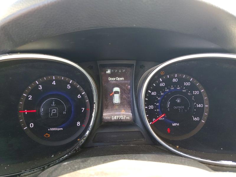 2014 Hyundai Santa fe VIN 5XYZU3LA2EG224177 COPART salvage auction — MINOR DENT/SCRATCHES, Ca - Dis/Dlr/Exp Only Clean Title, sold $1,200 on 2026-07-28 (photo 9)