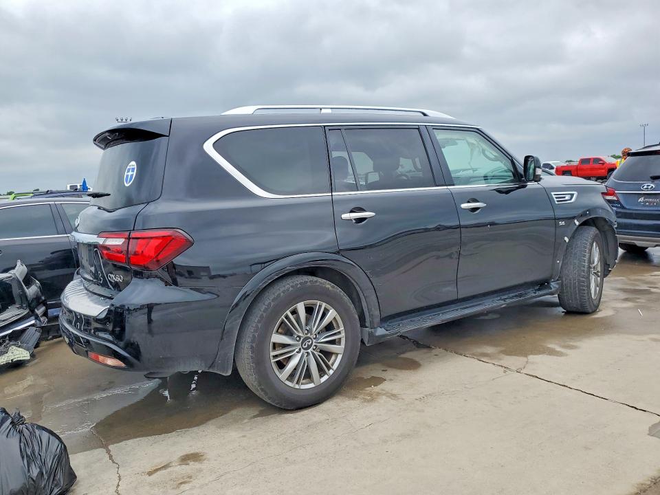 2020 Infiniti Qx80 VIN JN8AZ2NF3L9704653 COPART salvage auction — FRONT END, Tx - Salvage Vehicle Title, sold $6,300 on 2026-07-09 (photo 3)