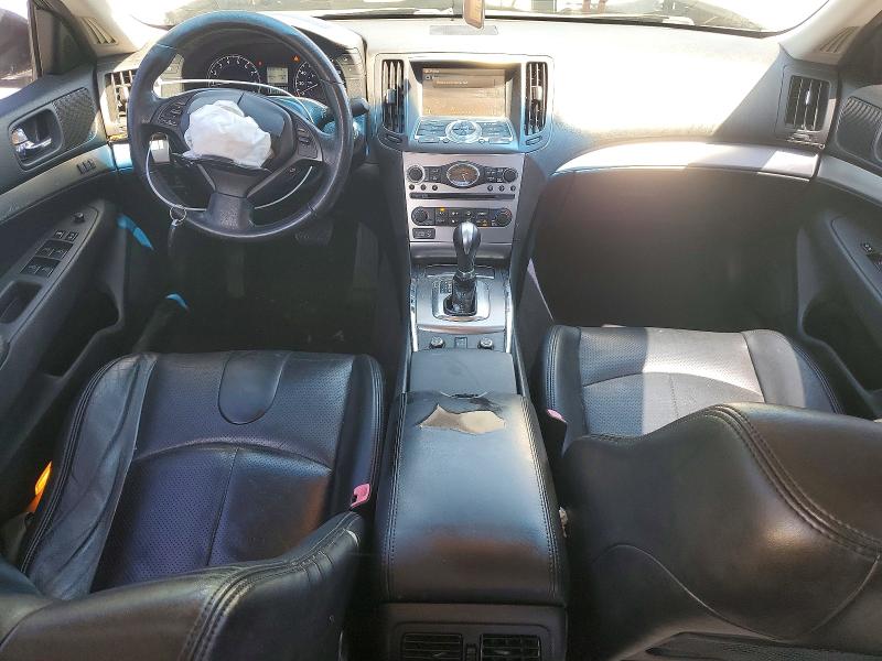 2010 Infiniti G VIN JN1CV6AR2AM254398 COPART salvage auction — FRONT END, Ga - Cert Of Title-Salvage, sold $425 on 2026-07-06 (photo 8)