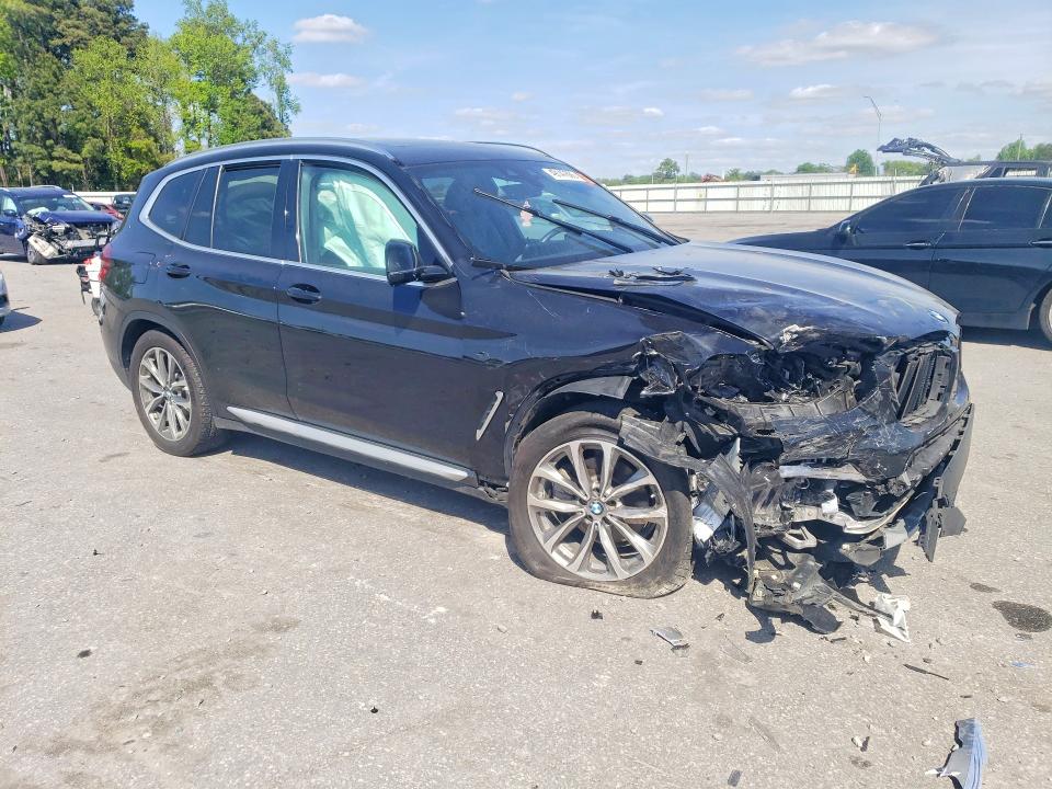 2018 BMW X3 VIN 5UXTR9C54JLD89550 COPART salvage auction — FRONT END, Nc - Salvage Certificate Of Title, sold $425 on 2026-07-28 (photo 4)