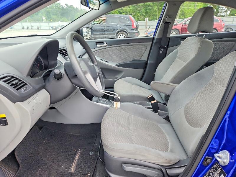 2013 Hyundai Accent VIN KMHCT4AE0DU500207 COPART salvage auction — FRONT END, Ga - Cert Of Title-Salvage, sold $550 on 2026-08-03 (photo 7)
