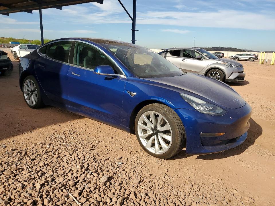 2019 Tesla Model 3 VIN 5YJ3E1EB3KF497449 COPART salvage auction — FRONT END, Salvage Title, sold $7,000 on 2026-07-14 (photo 4)