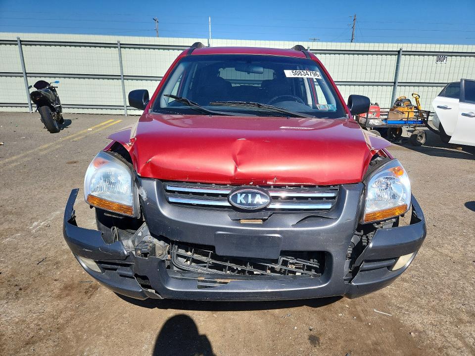 2006 Kia Sportage VIN KNDJF723867284495 COPART salvage auction — FRONT END, Pa - Cert Of Title, sold $425 on 2026-07-07 (photo 5)