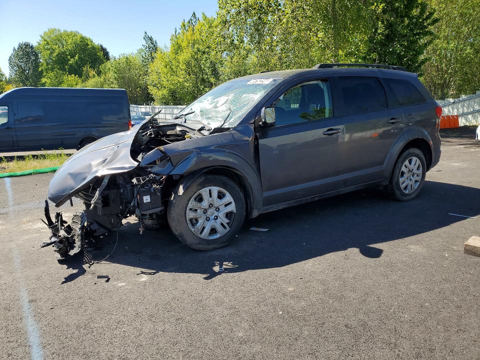 2019 Dodge Journey VIN 3C4PDCBB6KT719083 COPART salvage auction — FRONT END, Wa - Vehicle Cert Of Ownership-Titl, sold $1,650 on 2026-08-03 (photo 1)
