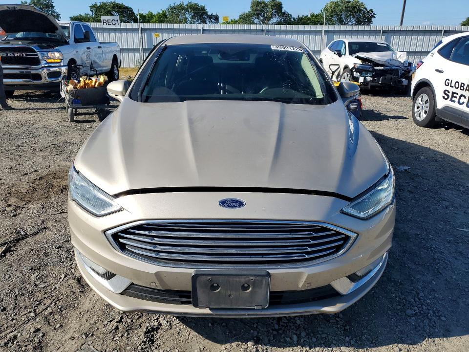 2017 Ford Fusion VIN 3FA6P0H97HR215952 COPART salvage auction — SIDE, Ca - Salvage Certificate, sold $975 on 2026-07-09 (photo 5)