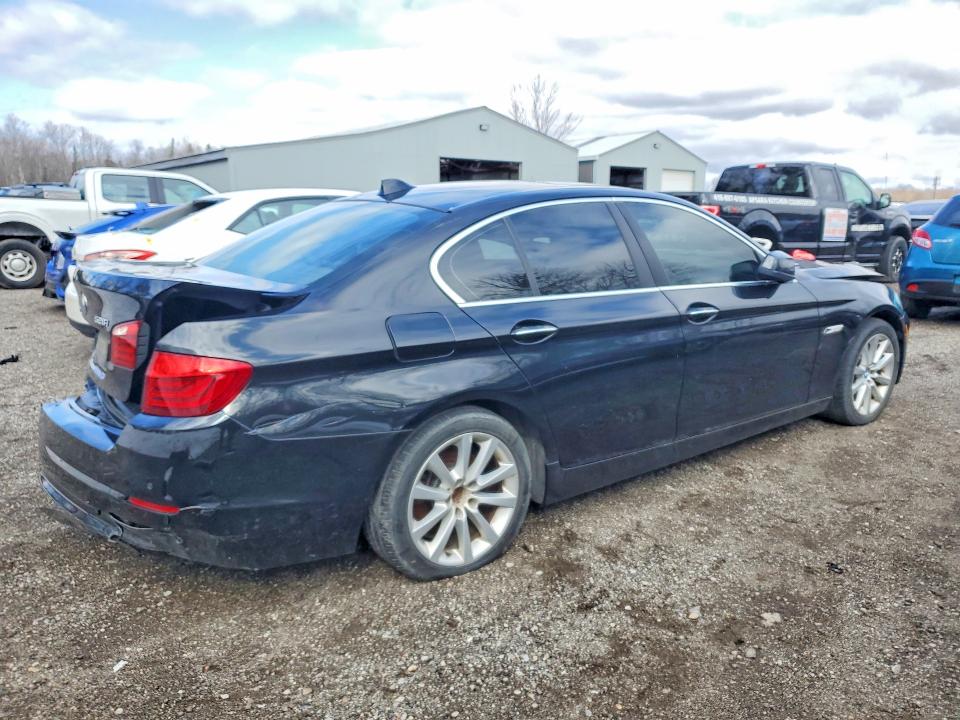2013 BMW 5er VIN WBAXH5C5XDD115132 COPART salvage auction — REAR END, Salvage Title, sold $675 on 2026-08-04 (photo 3)