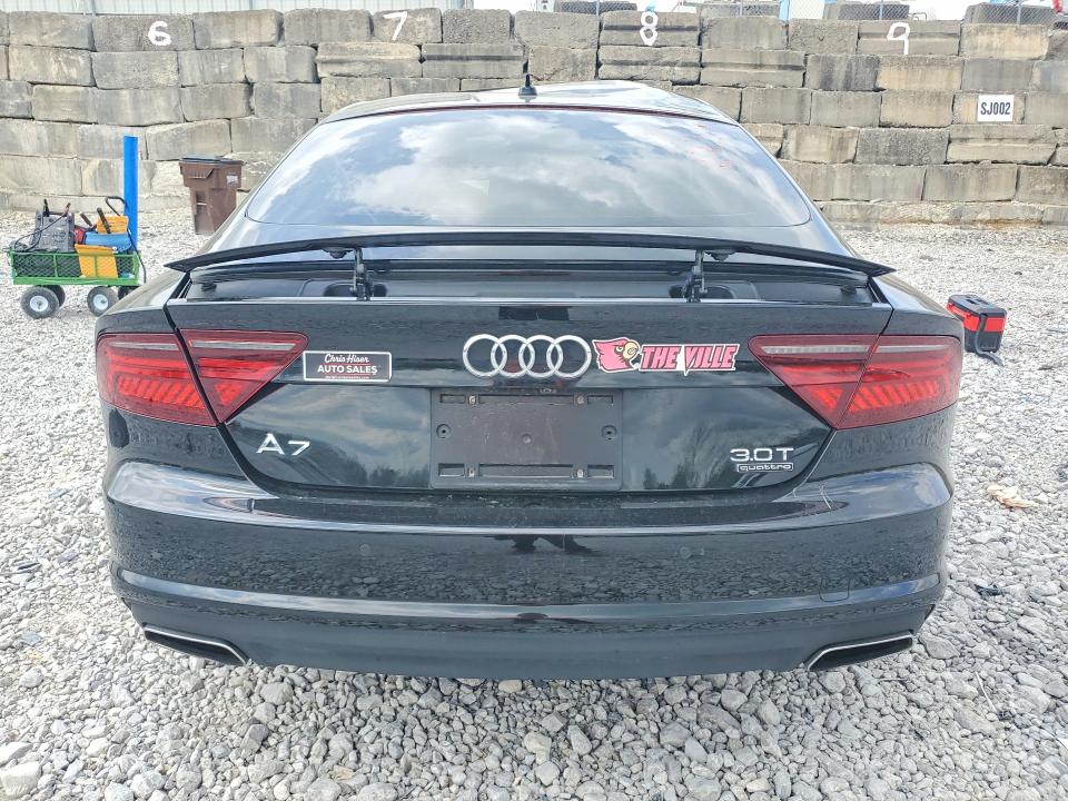 2018 Audi A7 VIN WAU23AFC2JN074688 COPART salvage auction — SIDE, Salvage Title, sold $3,000 on 2026-07-17 (photo 6)