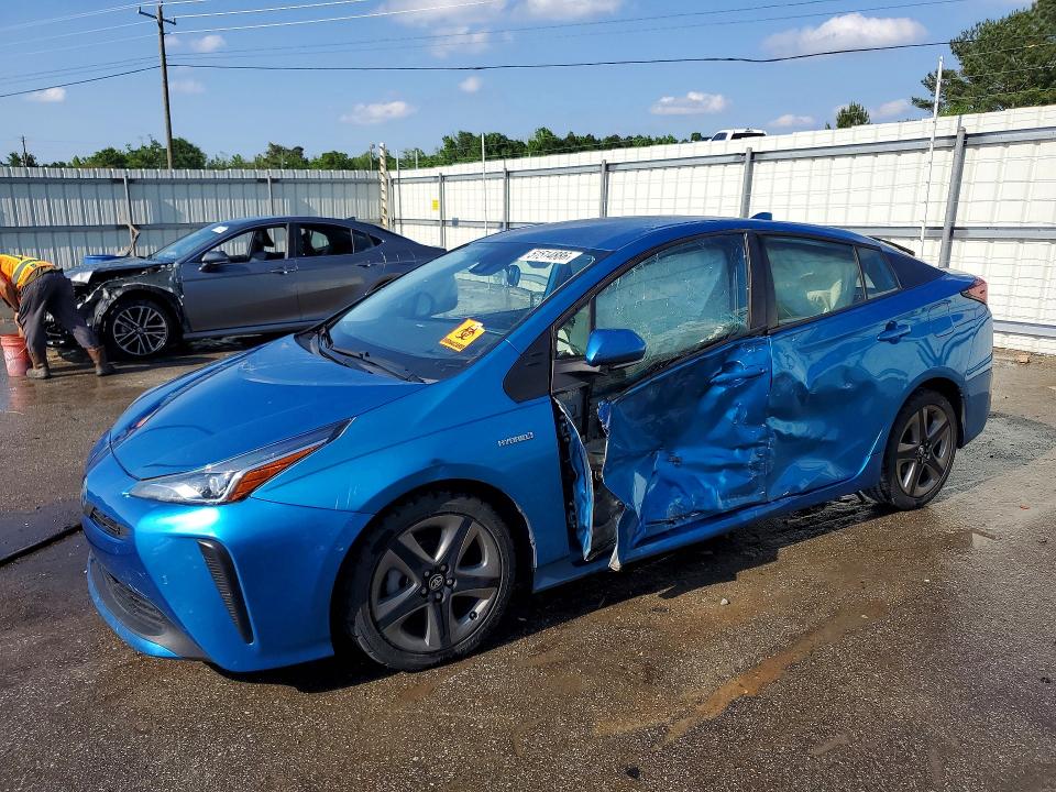 2021 Toyota Prius VIN JTDKAMFU7M3136184 COPART salvage auction — SIDE, Al - Cert Of Title-Salvage Title, sold $4,750 on 2026-07-23 (photo 1)