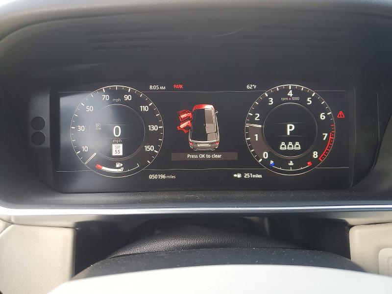 2020 Land rover Range rover sport VIN SALWS2RU9LA731264 COPART salvage auction — SIDE, Md - Cert Of Salvage < 75% Damage, sold $12,400 on 2026-07-24 (photo 9)
