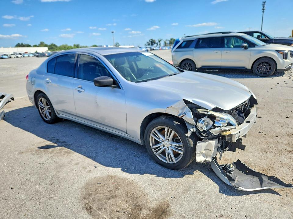 2012 Infiniti VIN JN1CV6AR1CM970311 COPART salvage auction — FRONT END, Fl - Cert Of Title Slvg Rebuildable, sold $350 on 2026-07-13 (photo 4)