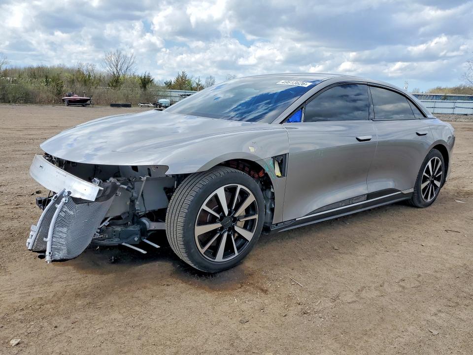 2024 Lucid motors Air VIN 50EA1TEA6RA004674 COPART salvage auction — FRONT END, OH - CERT OF TITLE-SALVAGE (P), sold $4,600 on 2026-07-27 (photo 1)