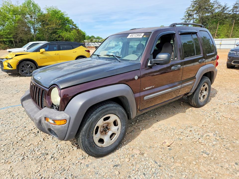 2004 Jeep Liberty (north america) VIN 1J4GL48K84W175385 COPART salvage auction — FRONT END, MT - DEALER ONLY CLEAN TITLE, sold $850 on 2026-08-17 (photo 1)