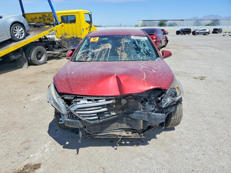 2015 Hyundai Sonata VIN 5NPE24AF0FH187696 COPART salvage auction — FRONT END, Az - Cert Of Title - Salvage, sold $575 on 2026-07-10 (photo 5)