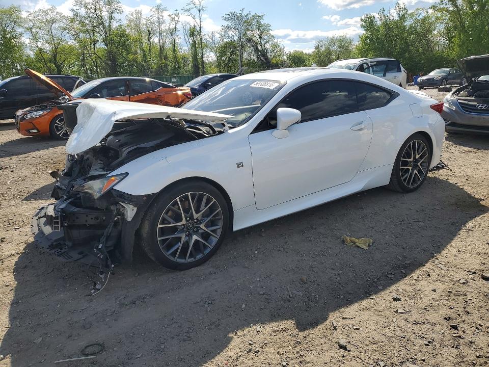 2015 Lexus Rc VIN JTHHE5BC9F5003711 COPART salvage auction — FRONT END, Md - Cert Of Salvage > 75% Damage, sold $600 on 2026-07-23 (photo 1)