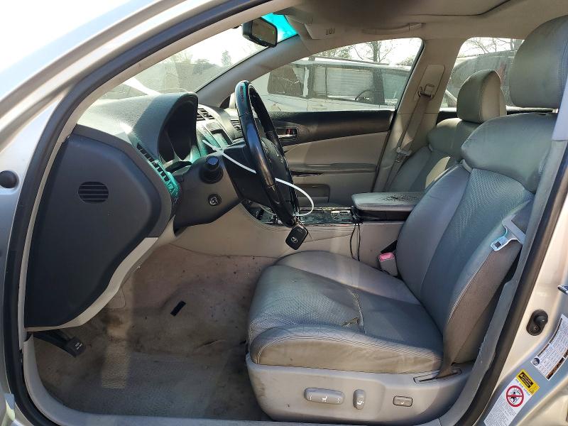 2007 Lexus Gs VIN JTHCE96S770007273 COPART salvage auction — FRONT END, Md - Cert Of Salvage > 75% Damage, sold $400 on 2026-07-10 (photo 7)