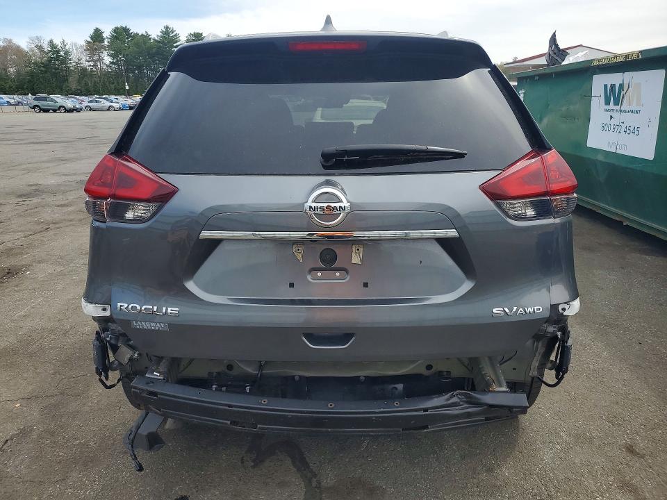 2020 Nissan Rogue VIN 5N1AT2MV9LC709408 COPART salvage auction — REAR END, Az - Cert Of Title - Salvage, sold $4,900 on 2026-07-02 (photo 6)