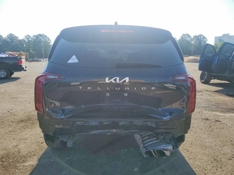 2024 Kia Telluride VIN 5XYP64GC3RG464332 COPART salvage auction — REAR END, Sc - Cert Of Title-Salvage, sold $9,000 on 2026-07-17 (photo 6)