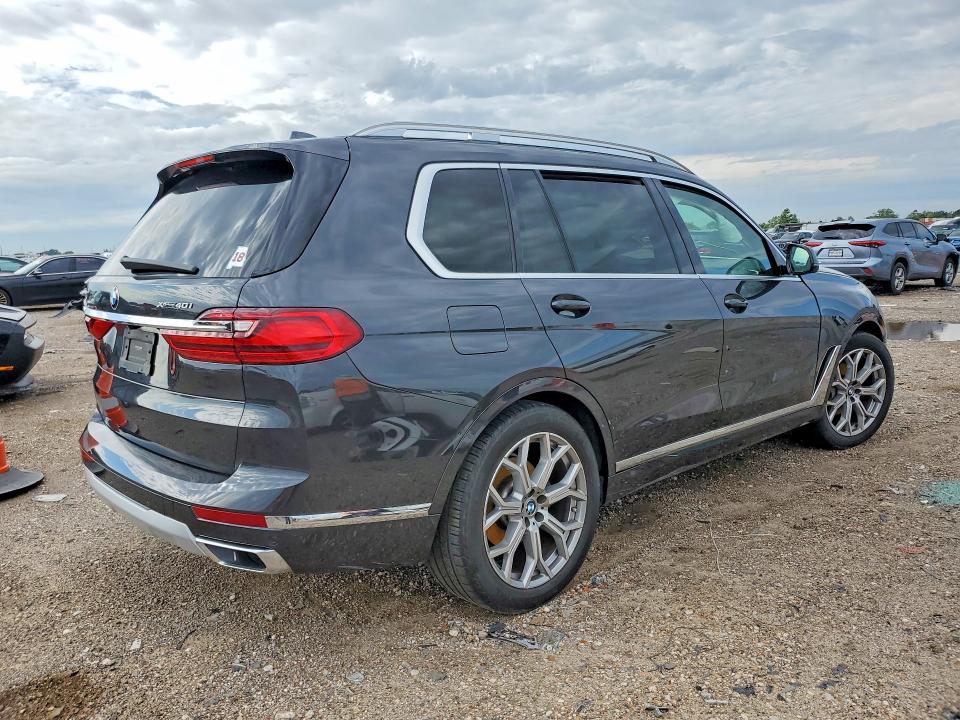 2021 BMW X7 VIN 5UXCW2C0XM9G15855 COPART salvage auction — FRONT END, Tx - Salvage Vehicle Title, sold $17,700 on 2026-07-02 (photo 3)