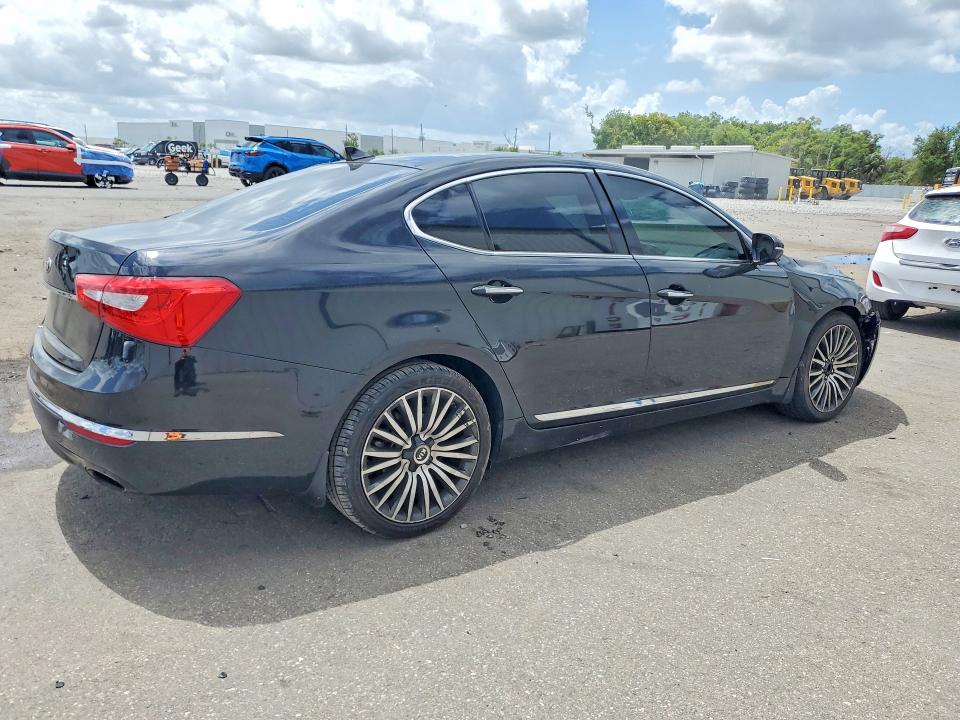 2015 Kia Cadenza VIN KNALN4D72F5168714 COPART salvage auction — FRONT END, Fl - Cert Of Title Slvg Rebuildable, sold $900 on 2026-07-08 (photo 3)