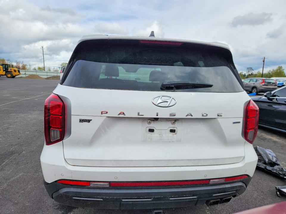 2023 Hyundai Palisade VIN KM8R3DGE0PU492633 COPART salvage auction — FRONT END, Or - Salvage Title Certificate, sold $11,400 on 2026-07-06 (photo 6)