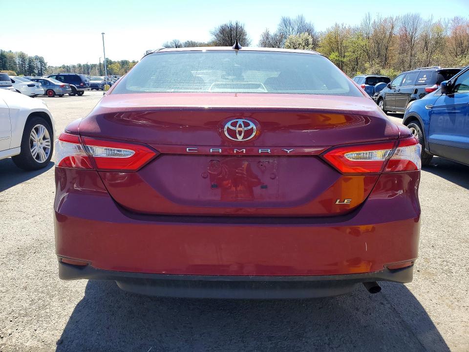 2020 Toyota Camry VIN 4T1C11AK6LU898631 COPART salvage auction — FRONT END, Ma - Certificate Of Title, sold $7,100 on 2026-07-30 (photo 6)