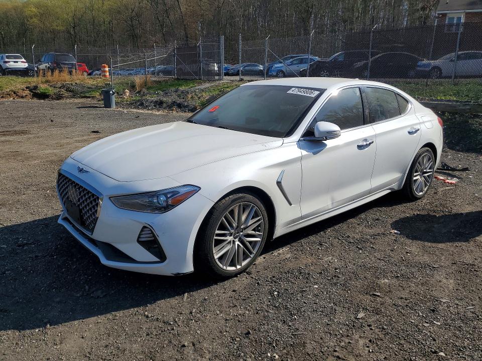 2021 Genesis G70 VIN KMTG64LA5MU079724 COPART salvage auction — SIDE, Salvage Title, sold $125 on 2026-07-21 (photo 1)