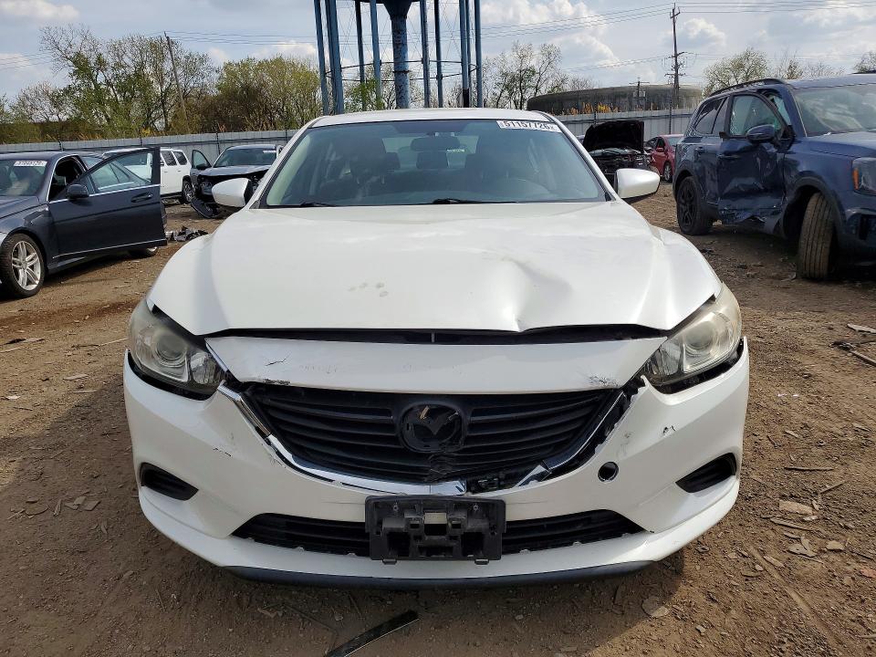 2014 Mazda 6 VIN JM1GJ1U61E1142942 COPART salvage auction — FRONT END, IL - SALVAGE CERTIFICATE, sold $1,200 on 2026-07-17 (photo 5)