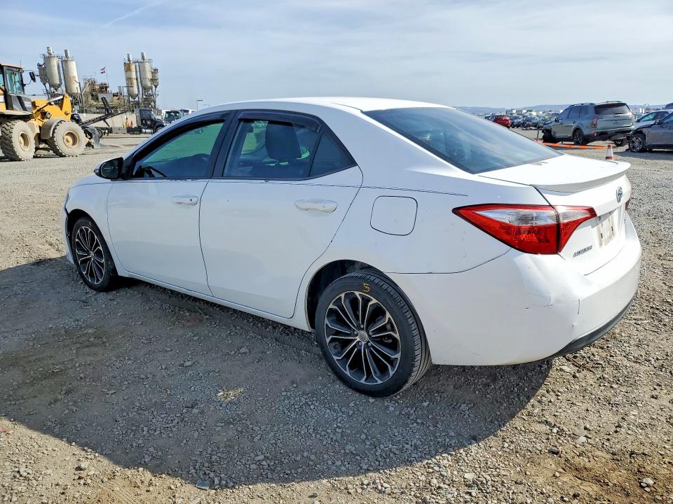 2014 Toyota Corolla VIN 5YFBURHE7EP112308 COPART salvage auction — FRONT END, Id - Salvage Certificate Of Title, sold $2,900 on 2026-07-31 (photo 2)