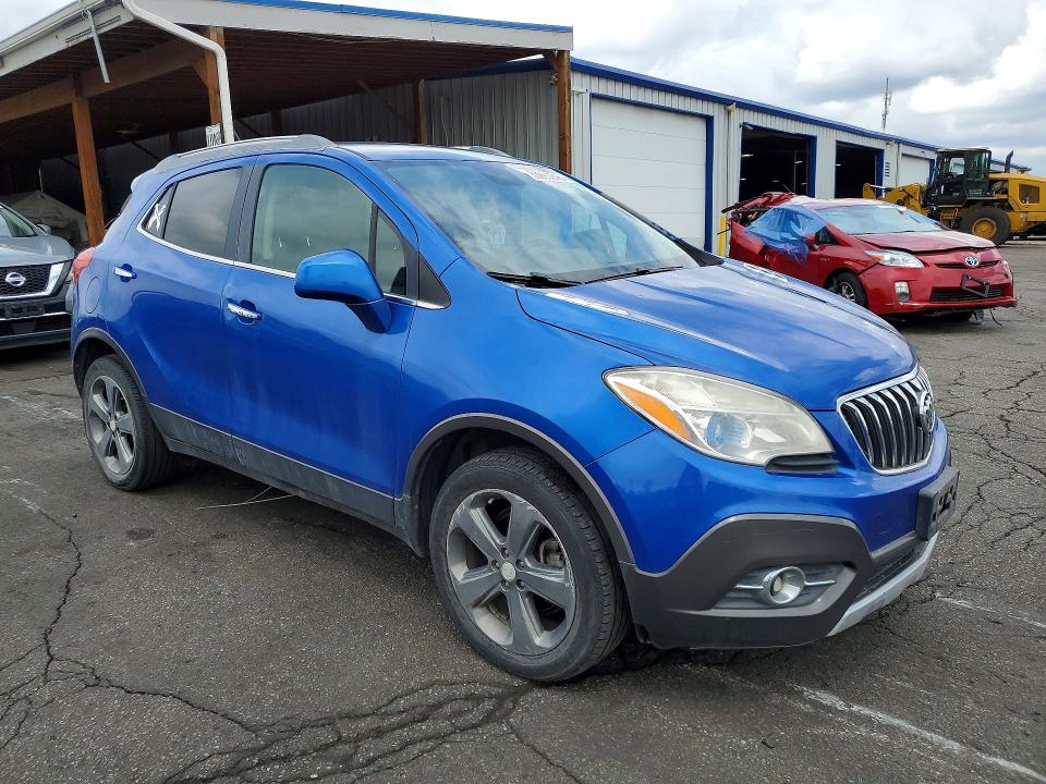 2013 Buick Encore VIN KL4CJGSB4DB153339 COPART salvage auction — FRONT END, Tx - Dealer Only Salvage Title, sold $675 on 2026-07-30 (photo 4)
