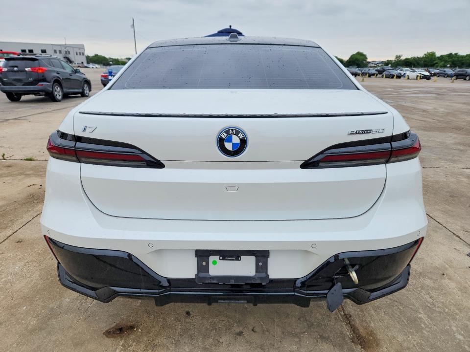 2025 BMW I7 VIN WBY43EJ06SCU33780 COPART salvage auction — FRONT END, TX - CERTIFICATE OF TITLE, sold $31,250 on 2026-07-23 (photo 6)