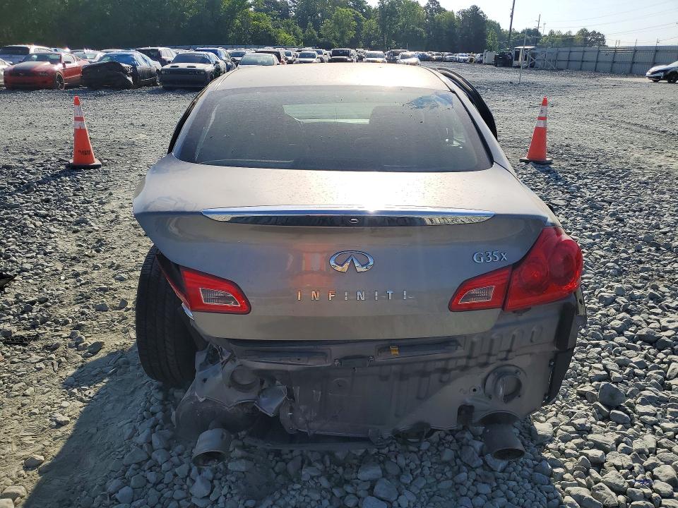 2007 Infiniti G VIN JNKBV61F47M810362 COPART salvage auction — REAR END, Nc - Salvage Certificate Of Title, sold $150 on 2026-07-22 (photo 6)