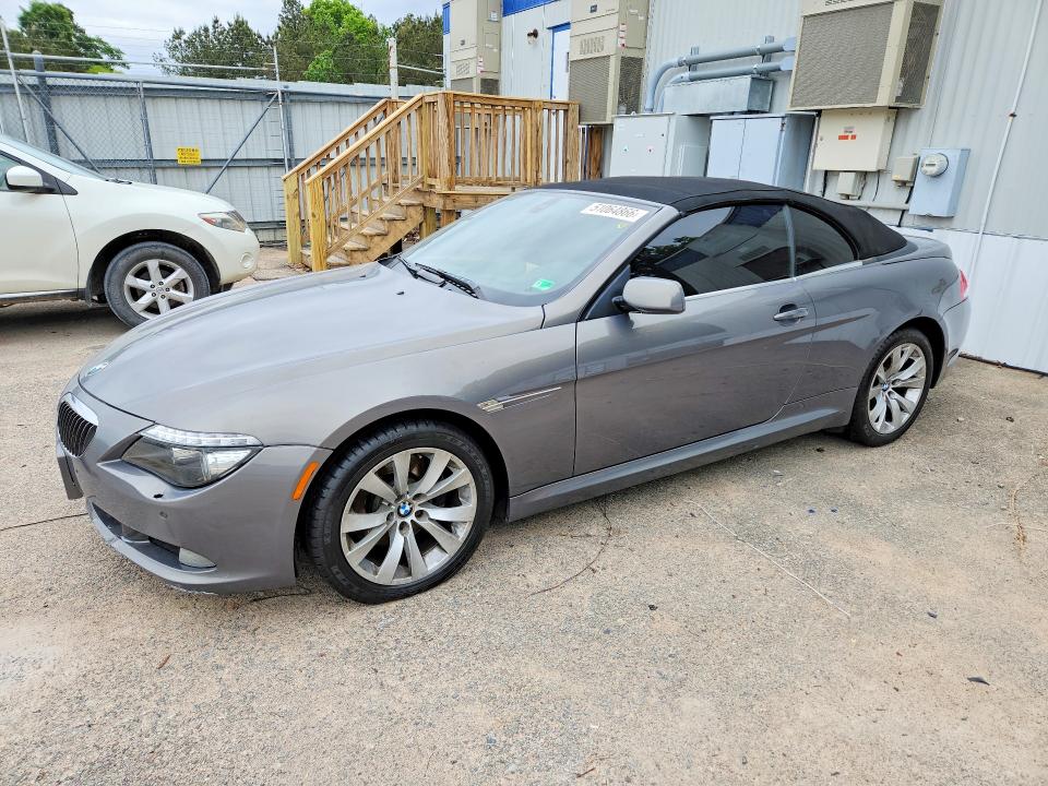2008 BMW 6er VIN WBAEB535X8CX62943 COPART salvage auction — MECHANICAL, Va - Cert Of Title - Salvage, sold $475 on 2026-07-20 (photo 1)