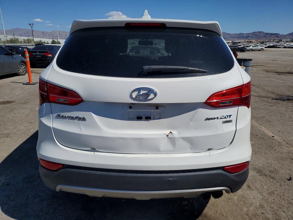 2013 Hyundai Santa fe VIN 5XYZWDLA4DG061160 COPART salvage auction — REAR END, Ut - Certificate Of Title, sold $775 on 2026-07-16 (photo 6)