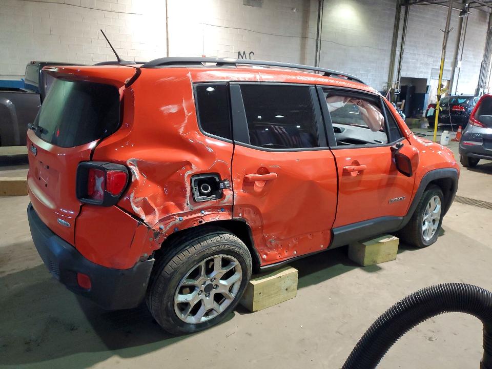 2016 Jeep Renegade VIN ZACCJBBT8GPE38895 COPART salvage auction — ROLLOVER, Mi - Certificate Of Title, sold $475 on 2026-07-31 (photo 3)
