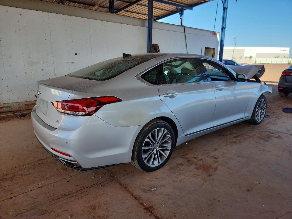 2015 Hyundai Genesis VIN KMHGN4JE8FU016851 COPART salvage auction — FRONT END, Salvage Title, sold $625 on 2026-07-28 (photo 3)