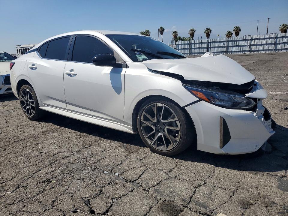 2024 Nissan Sentra VIN 3N1AB8DV6RY383502 COPART salvage auction — FRONT END, Ca - Salvage Certificate, sold $1,100 on 2026-07-02 (photo 4)