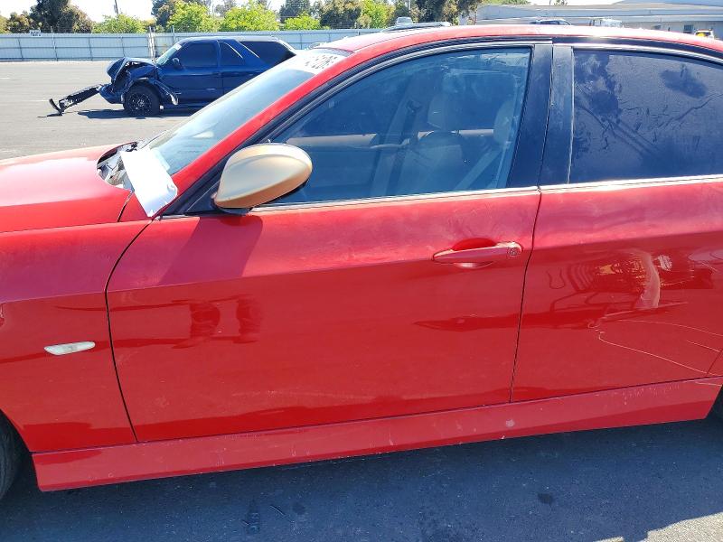 2006 BMW 3 series VIN WBAVB13526KR63862 COPART salvage auction — REAR END, CA - SALVAGE CERTIFICATE, sold $375 on 2026-07-08 (photo 7)
