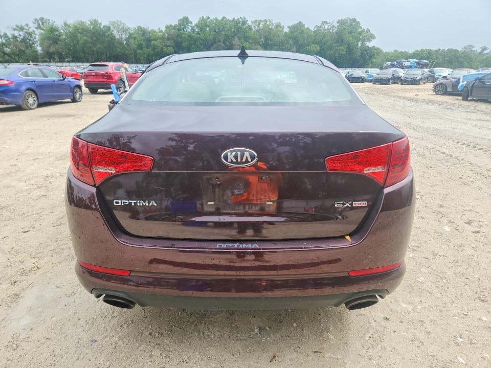 2013 Kia Optima VIN 5XXGN4A7XDG227316 COPART salvage auction — SIDE, FL - CERT OF TITLE SLVG REBUILDABLE, sold $625 on 2026-07-27 (photo 6)