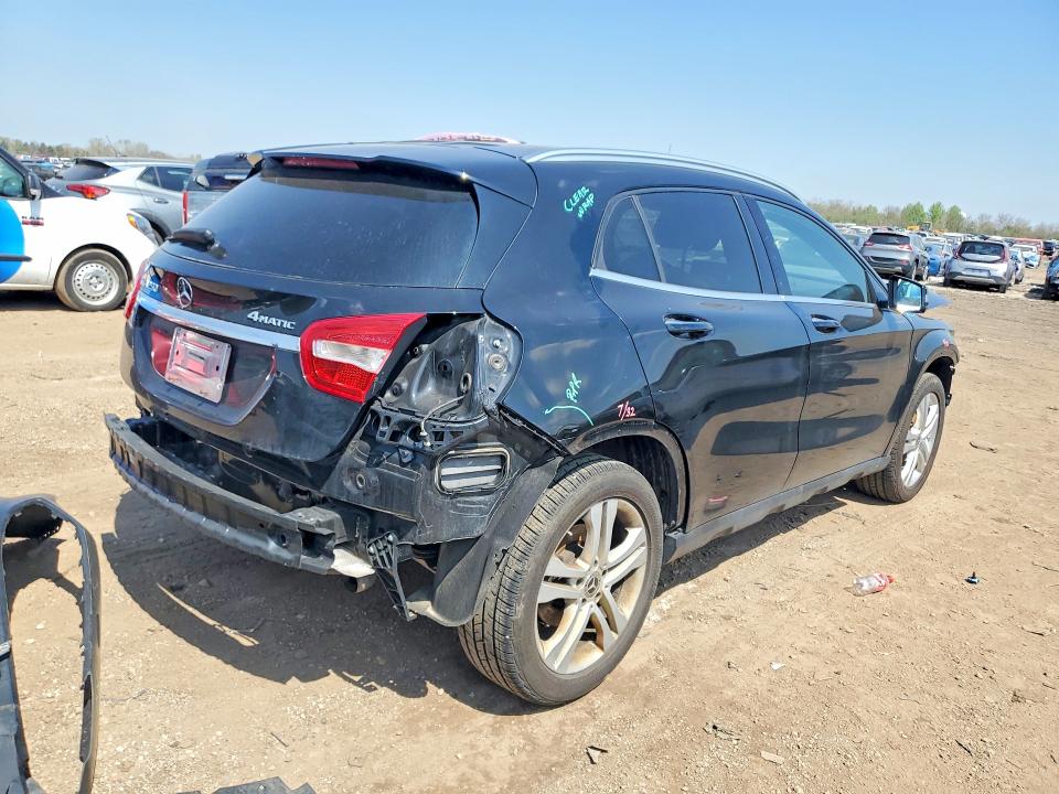 2020 Mercedes-benz Gla-klasse VIN W1NTG4GB5LU040538 COPART salvage auction — FRONT END, Il - Salvage Certificate, sold $3,500 on 2026-07-07 (photo 3)
