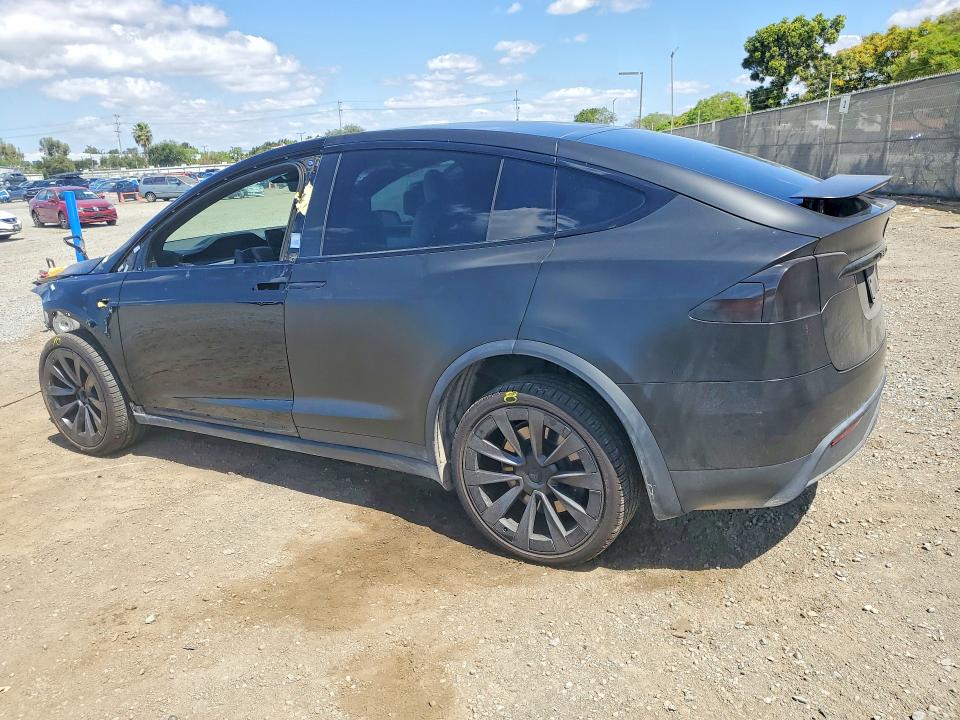 2022 Tesla Model x VIN 7SAXCBE65NF350346 COPART salvage auction — FRONT END, Ca - Salvage Certificate, sold $21,300 on 2026-07-10 (photo 2)