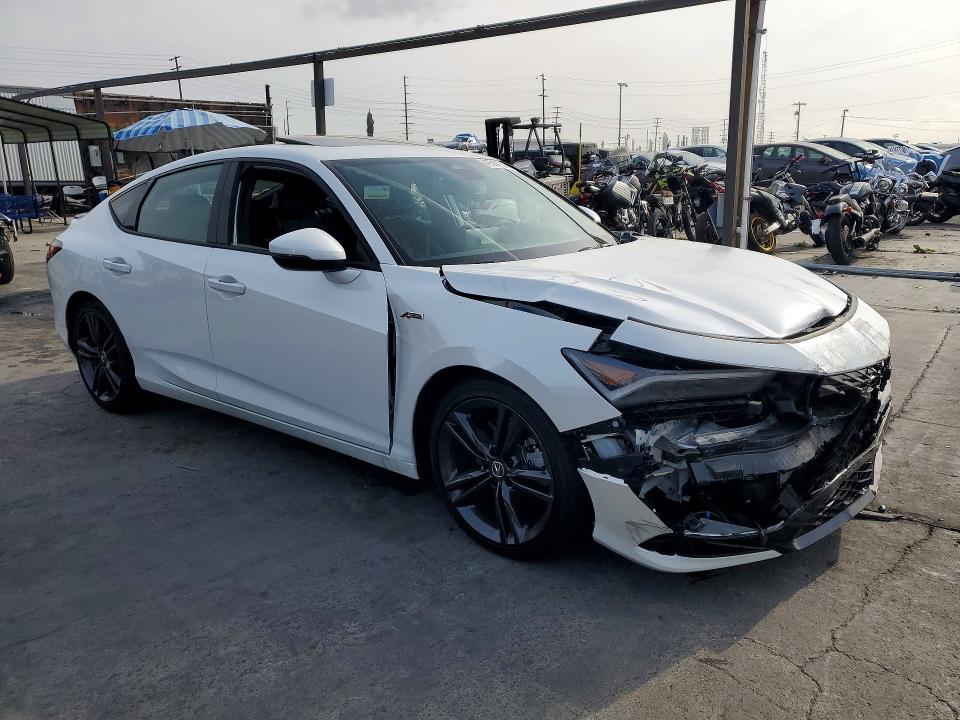 2025 Acura Integra VIN 19UDE4H65SA017426 COPART salvage auction — FRONT END, CA - SALVAGE CERTIFICATE, sold $12,300 on 2026-07-22 (photo 4)