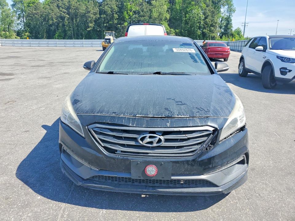 2017 Hyundai Sonata VIN 5NPE34AFXHH516808 COPART salvage auction — MECHANICAL, Oh - Dealer Only Clean Title, sold $1,650 on 2026-07-09 (photo 5)