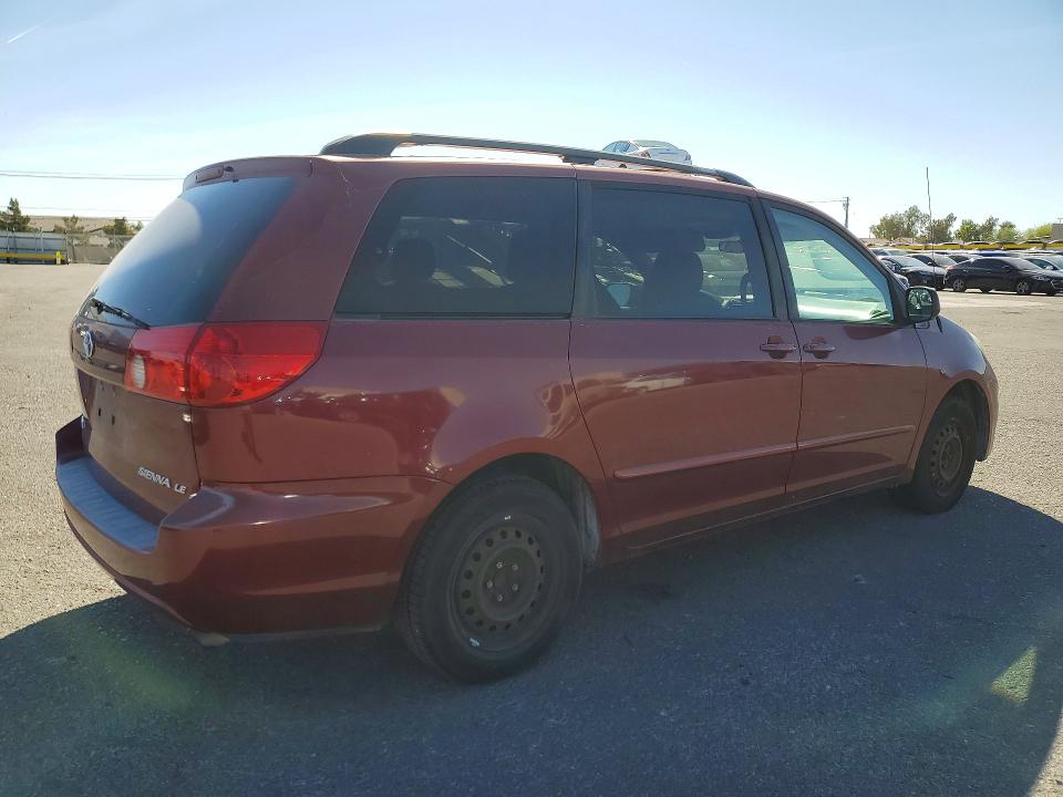 2007 Toyota Sienna VIN 5TDZK23C07S008139 COPART salvage auction — MINOR DENT/SCRATCHES, Nv - Certificate Of Title, sold $450 on 2026-07-13 (photo 3)