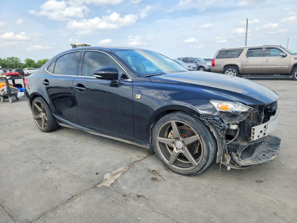 2014 Lexus Is VIN JTHBF1D25E5029589 COPART salvage auction — FRONT END, TX - SALVAGE VEHICLE TITLE (P), sold $3,500 on 2026-07-02 (photo 4)