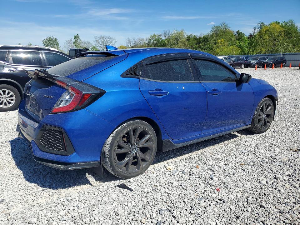 2018 Honda Civic VIN SHHFK7H42JU206569 COPART salvage auction — FRONT END, Oh - Cert Of Title-Salvage, sold $200 on 2026-07-31 (photo 3)