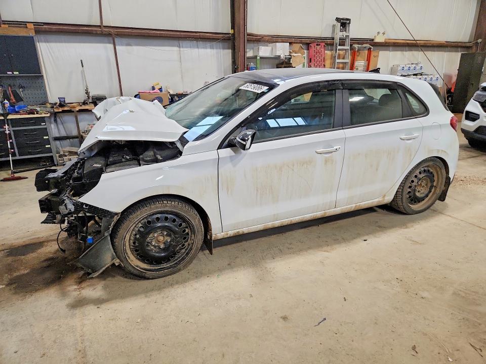 2020 Hyundai Elantra VIN KMHH55LC7LU137677 COPART salvage auction — FRONT END, AB - BOS - SALVAGE, sold $500 on 2026-07-02 (photo 1)