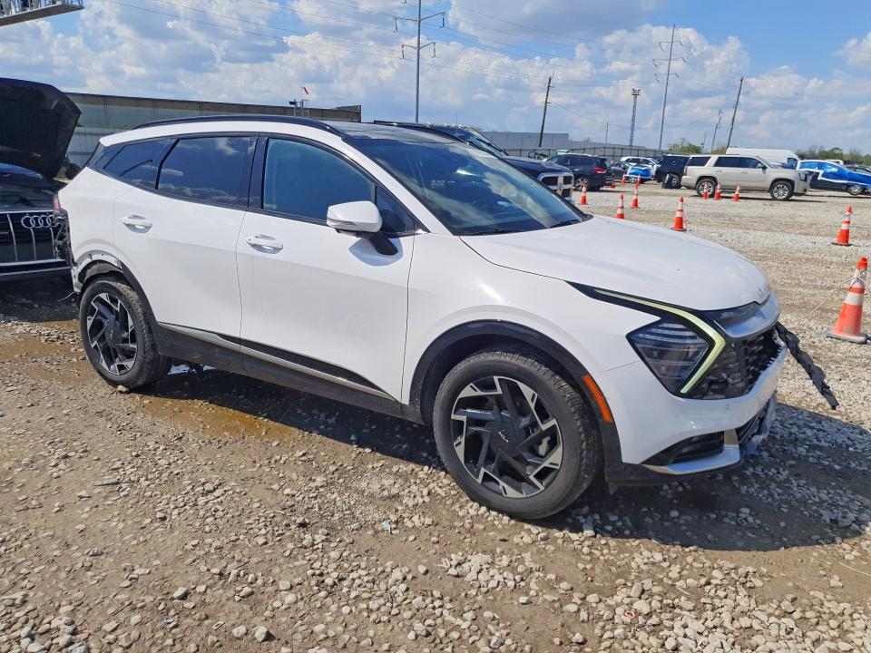 2025 Kia Sportage VIN 5XYK5CDF0SG294765 COPART salvage auction — REAR END, Oh - Cert Of Title-Salvage, sold $5,500 on 2026-07-28 (photo 4)