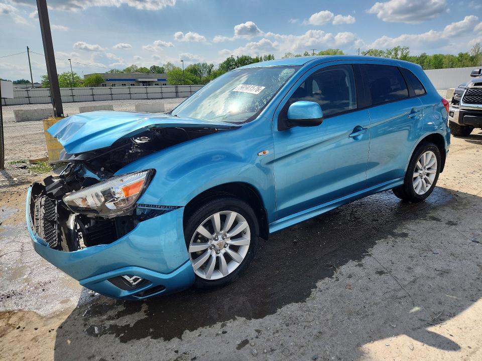 2011 Mitsubishi Outlander VIN JA4AP4AU4BZ015280 COPART salvage auction — FRONT END, Ky - Bill Of Sale/Part Only/No Titl, sold $425 on 2026-07-23 (photo 1)